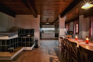 Chalupa se saunou - CHKO Orlick hory - Hlska