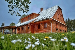 Chalupa se saunou - CHKO Orlick hory - Hlska