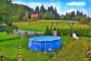 Rodinn chalupa s baznem - pehrada ance