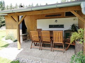 Chata s baznem - Broumovsk stny - Adrpach