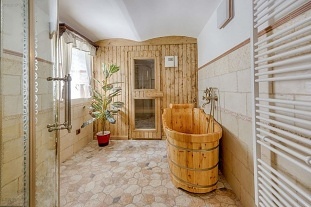 Chalupa kachlová kamna a sauna - Ještěd - Český Dub