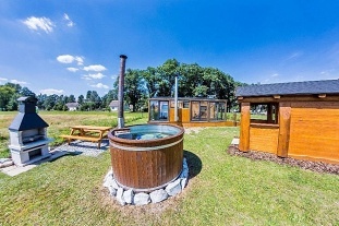 Glamping s wellness - Chata vagon - Chlum u Tebon
