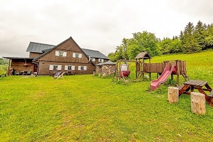 Horsk chalupa s vhledem na Snku - Krkonoe