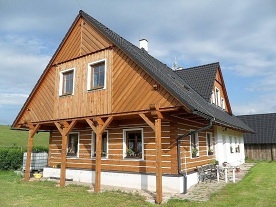 Chalupa s baznem - Krkonoe a Vran hory - acl