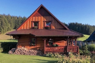 Nov objekt: Roubenka kachlov kamna - Pluskovec - Beskydy 3M-113