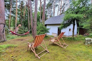Nový objekt: Chata a loďka - Milčanský rybník - Kokořínsko 7C-098