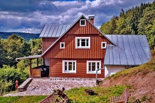 Wellness chalupa - Krkonoe - vhled na Lysou horu