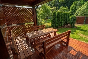 Chata na cyklostezce Beva - jezero Na Stanoch