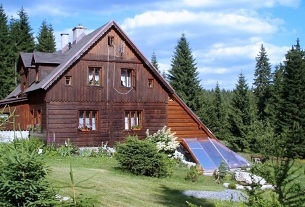 Chalupa s baznem - Josefv Dl - Jizersk hory