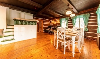 Chalupa Jizerky - kachlová kamna - Jindřichov