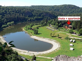 Chata u z�toky - Vranovsk� p�ehrada - Vranov