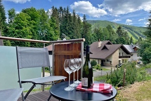 Chata s terasou - Mumlavsk� vodop�dy - Krkono�e