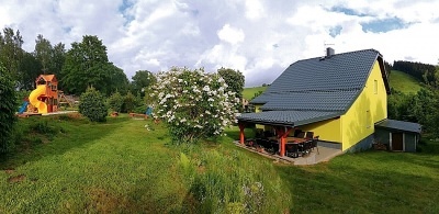 Chalupa se saunou - Stbrn - Krun hory