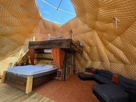 Glamping u rybnka s wellness - Luick hory