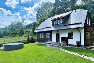 Roubenka u lesa - bazn a wellness - Jesenky