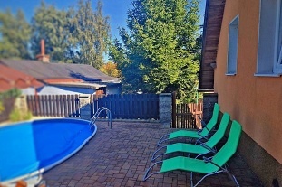 Chata bazn a sauna - Lesensk pl - Krun hory