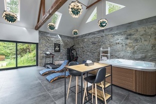 Chalupa s baznem a wellness - esk stedoho