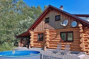 Wellness srub s bazénem - Zlaté Hory - Jeseníky
