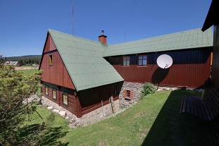 Roubenka bazn a vhled na Snku - Krkonoe