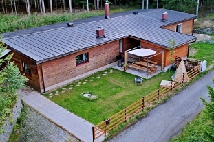 Chata a koupac sud v lese - Zlat Hory - Jesenky