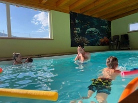 Chalupa bazn a sauna - rozhledna Such vrch