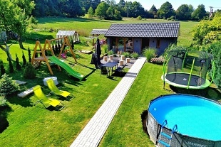Chata pro rodiny - bazén, wellness - babyfriendly