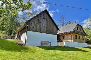 Roubenka s kachlovými kamny - Křižánky - Vysočina