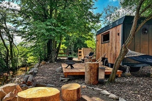 Recenze: Glamping u potoka - CHKO Brdy - Beznice