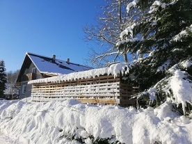 Chalupa s baznem - Such vrch - Doln Morava