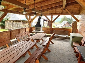 Chalupa s baznem - Such vrch - Doln Morava