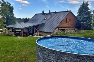 Chalupa s bazénem - Suchý vrch - Dolní Morava