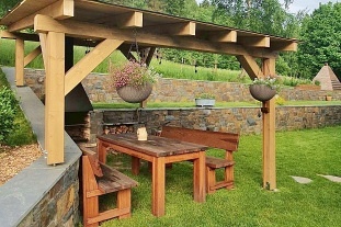 Chalupa sauna a kachlov kamna - Vrbno p. Praddem