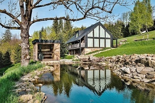 Chata na samot - wellness a jezrko - Beskydy