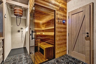 Wellness roubenka s kachlovou pec - Orlick hory