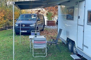 Glamping s wellness - pozemek na rybaen - Sandberk