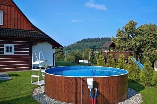 Chalupa s baznem - Hrub Jesenk - termly Losiny