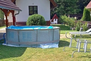 Chata s bazénem - Vyšší Brod - přehrada Lipno