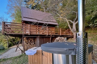 Nový objekt: Chata a koupací sud - Glamping Hostýnské vrchy 1M-332