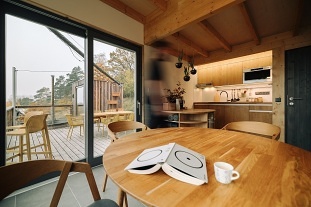 Wellness chata - Glamping s výhledem - hrad Lipnice