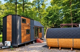 Glamping s wellness - Samota u řeky - Železné hory