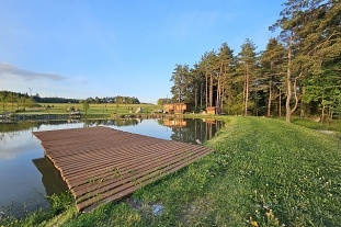 Glamping samota u rybníka - hrad Landštejn - Telč