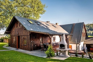 Chalupa a koupací sud - Praděd - Hrubý Jeseník