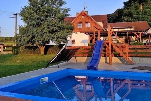 Nov� objekt: Chalupa a baz�n - Slezsk� Harta - Re�ovsk� vodop�dy 2M-052