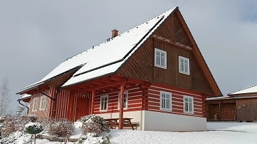 Roubenka se saunou - Orlické hory - Ohnišov