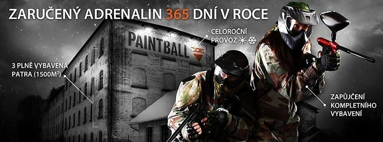 Paintball Vidochov - adrenalin Nov Paka