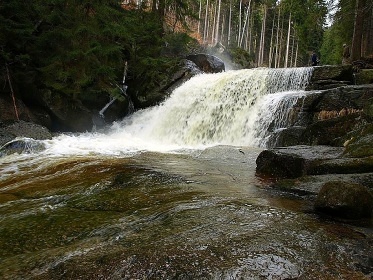 Vodopády Černé Desné a přehrada Souš