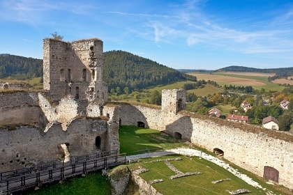 Zřícenina hradu Rabí - Pošumaví