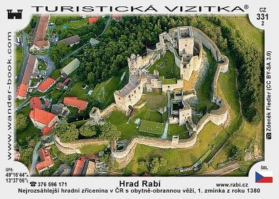 Zřícenina hradu Rabí - Pošumaví