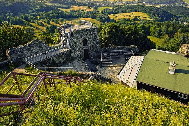 Zřícenina hradu Tolštejn - Lužické hory