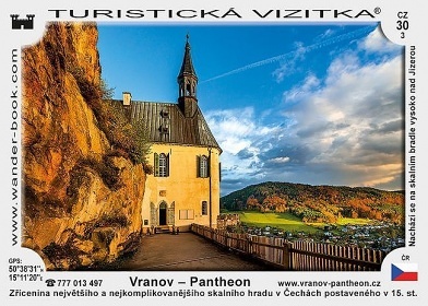 Zřícenina skalního hradu Vranov - Pantheon